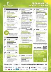 Oberstdorfer Musiksommer 2026 Programmplakat