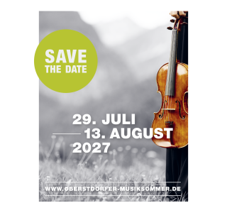 Oberstdorfer Musiksommer 2027 #safethedate