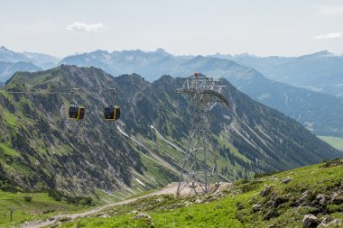 Die neuen Kabinen im Sommer