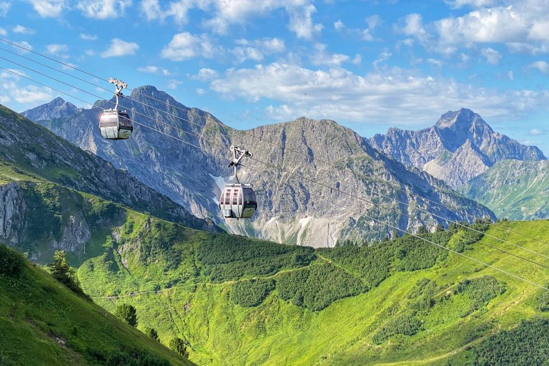 Sommerliche Kanzelwandbahn