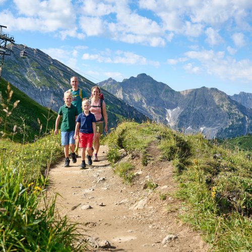 Familientag an der Kanzelwand