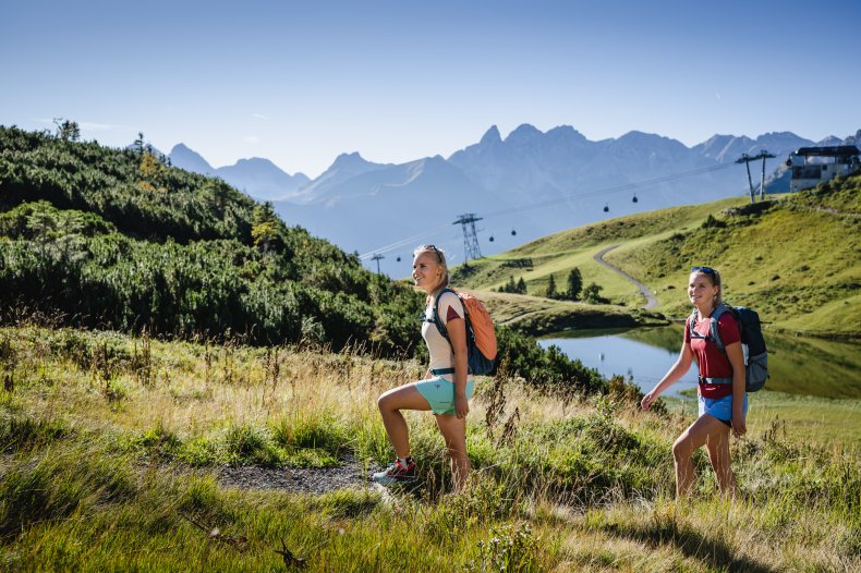 Auf dem Weg zur Alpe Schlappold