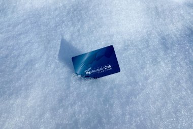 Clubcard im Schnee