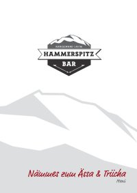 Speisekarte Hammerspitzbar Sommer 23