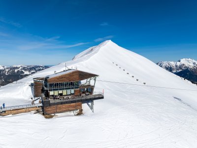 Gipfelstation vor dem Gipfel