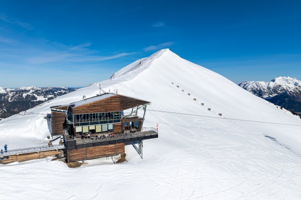 Gipfelstation vor dem Gipfel