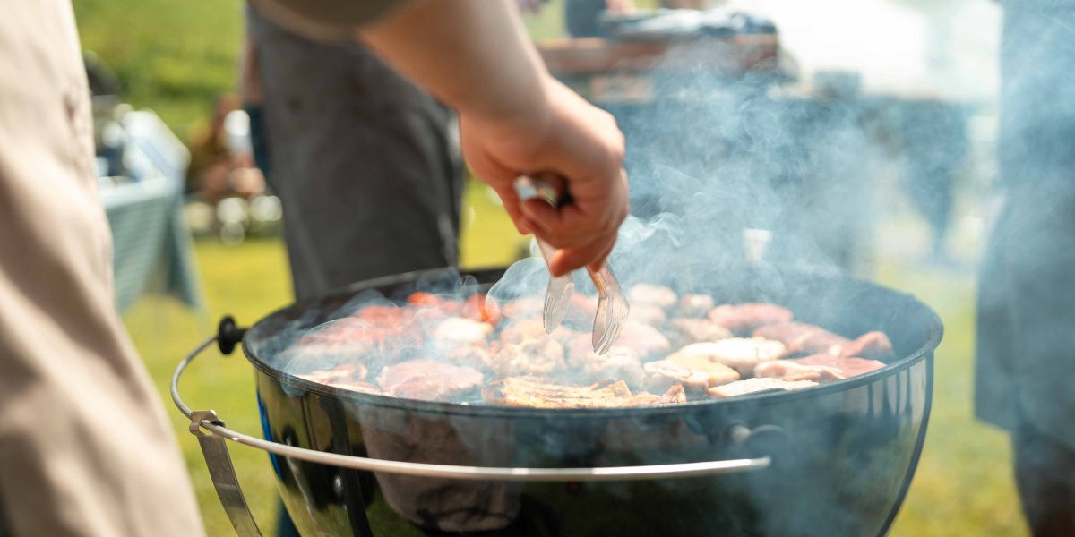 Grillgut auflegen