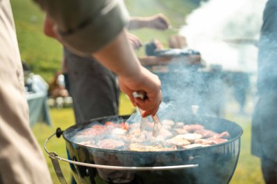 Grillgut auflegen
