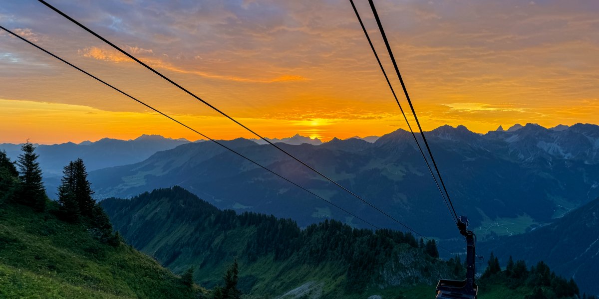 Sonnenaufgang Walmendingerhorn