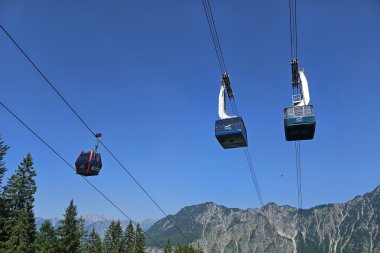 Die neue und alte Kabine der Fellhornbahn