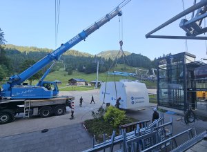 Ankunft der neuen Kabinen FBO I