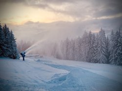 Schneeerzeuger am Söllereck