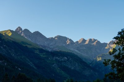 morgendliches Panorama am Fellhorn