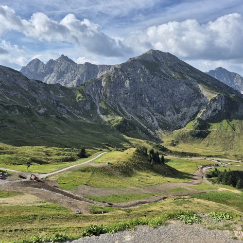 Baustelle Zwerenalpe
