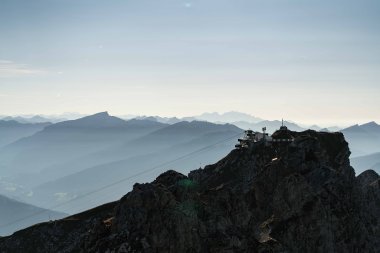 Blick auf die Gipfelstation