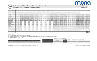Ortsbus Linie R9 ab Dez 2025