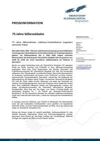 2026 03 05 75 Jahre Söllereckbahn