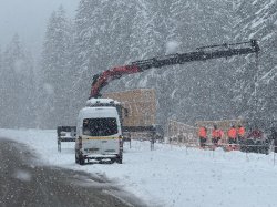 Krananlieferung am Ifen