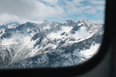 Blick aus der Gondel Fellhorngipfelbahn