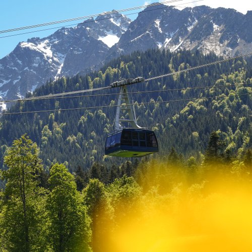 Fellhornbahn im Frühling