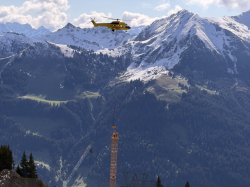 Kranlieferung per Heli