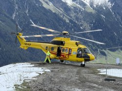 Heli am Berg