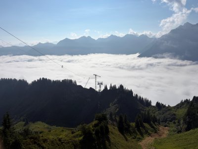 Obheiter an der Baustelle