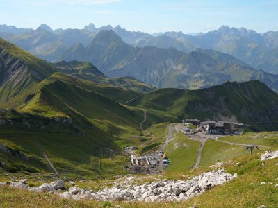 Blick zur Talstation Koblatbahn
