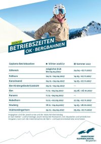 Betriebszeiten 2026-2027 Betriebszeiten 2026-2027