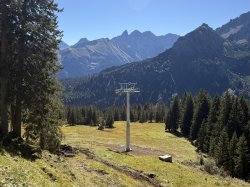 neue Stütze Scheidtobelbahn