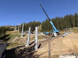 neue Stützen Scheidtobelbahn