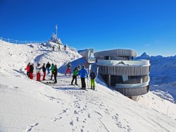 Wintertag am Nebelhorn Gipfel