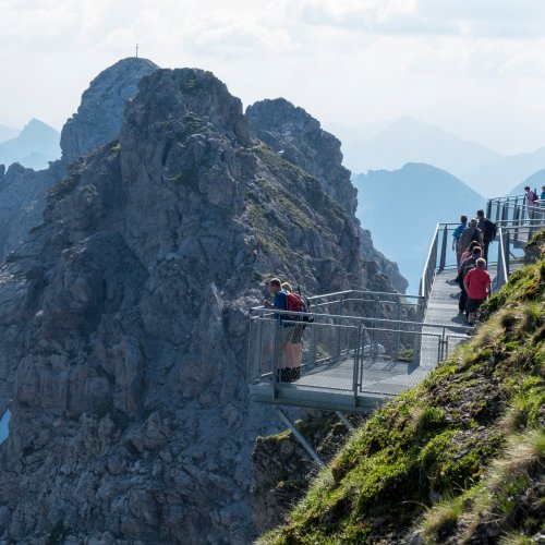 den Ausblick vom Nordwandsteig genießen