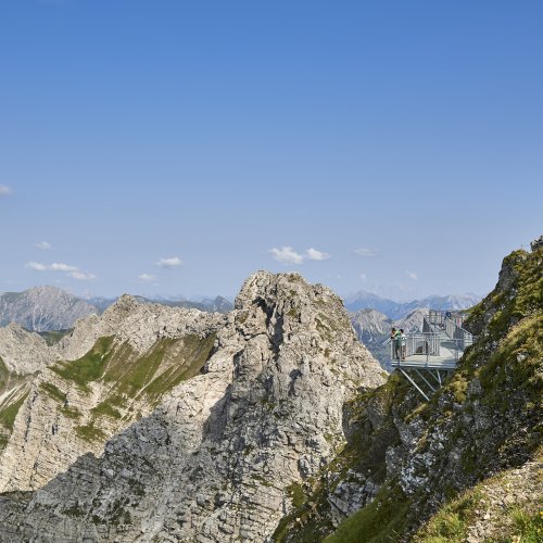 Der Nordwandsteig am Nebelhorn