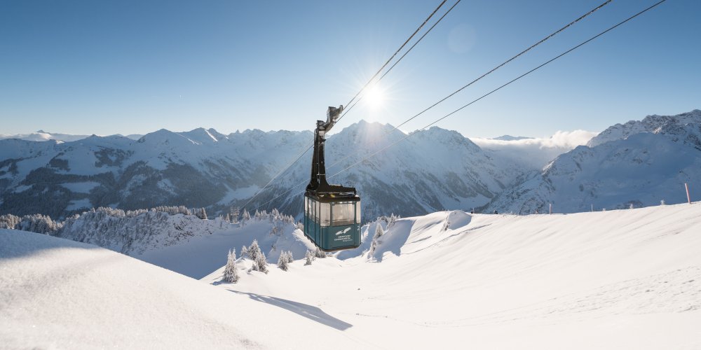 Gondel im Wintertraum