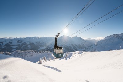 Gondel im Wintertraum