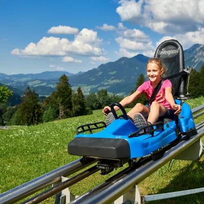 Sommerrodeln vor toller Aussicht