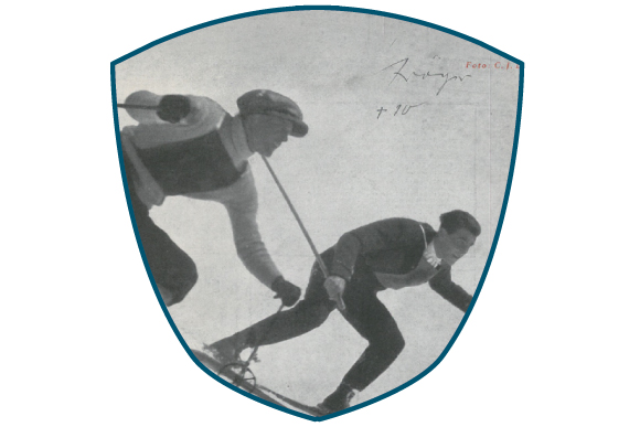 Adler 7 Ifen - Skifahrer 1936