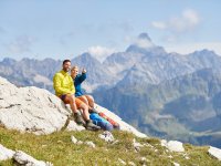 Kurze Rast am Wegesrand