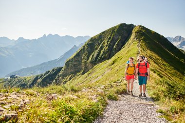 Tolle Aussicht am Fellhorn Grat