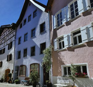 Bunte Häuser in Füssen