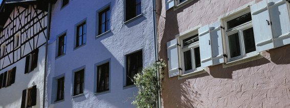 Bunte Häuser in Füssen