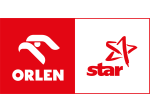 Doppelbranding Logo Kontur rot