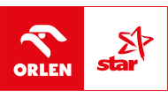 Doppelbranding Logo Kontur rot