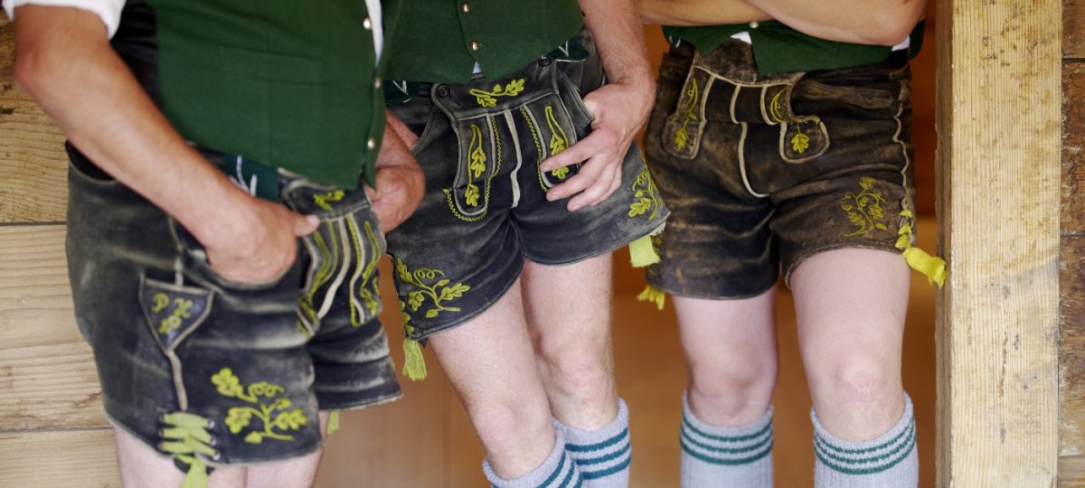 Männer in Lederhosen