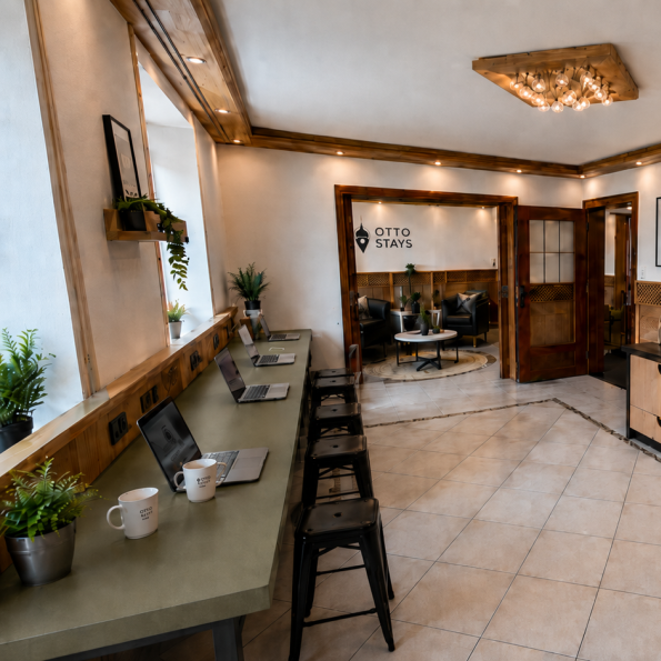 Lounge Co Working KI Visualisierung