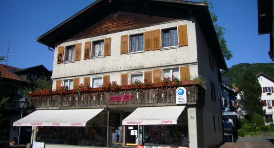 Das besondere Haus der Papeterie Mader