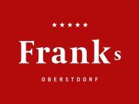 Franks Logo mit Zusatz rot negativ weiss