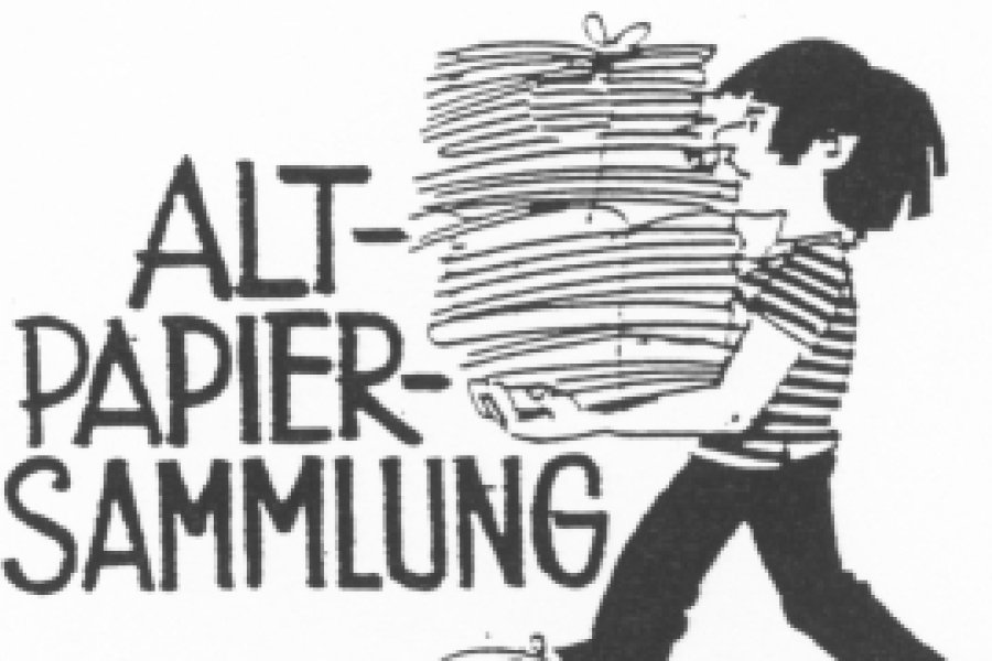 Altpapiersammlung