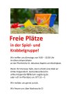 Spielgruppe freie Plätze